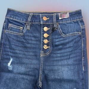 NOBO Women’s 1 (junior) HIGH RISE BUTTON FLY SKINNY Jeans